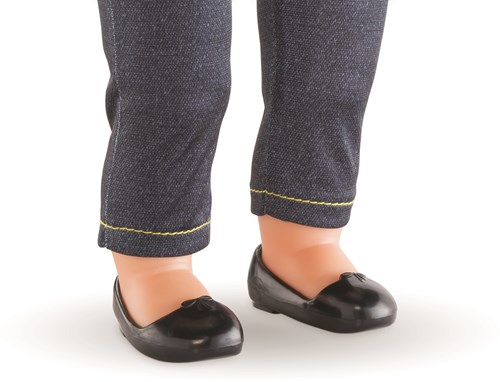 Corolle poppen ballerines - zwarte schoenen voor Ma Corolle 36cm-3
