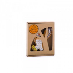 Bajo figurine hibou en bois - jouet éducatif multicolore