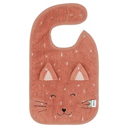 Trixie slabbetje biologisch katoen Mrs. Cat roze baby slab