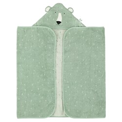 Trixie cape de bain coton bio Mr. Polar Bear 70x130cm serviette bébé