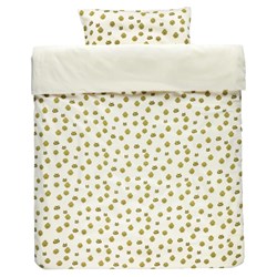 Trixie housse de couette lit bébé coton Lucky Leopard multicolore