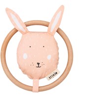 Trixie hochet bébé rose Mrs. Rabbit - jouet d'éveil sensoriel