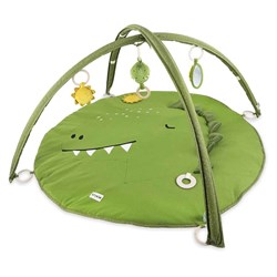 Trixie babygym activiteiten speelmat groen Mr. Dino met speeltjes