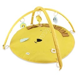 Trixie tapis d'activités gym bébé jaune avec arches Mr. Lion