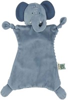 Trixie knuffeldoekje baby Mrs. Elephant blauw biologisch katoen