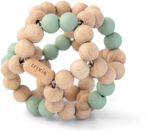Trixie Houten kralenbal - Munt
