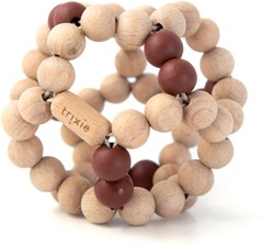 Trixie balle de préhension en bois jouet bébé - Rouille - Bois FSC