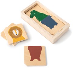 Trixie puzzle animaux combo en bois - jouet éducatif pour enfants