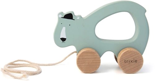 Trixie Houten trekspeeltje - Mr. Polar Bear