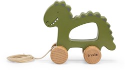 Trixie houten trekspeeltje dinosaurus - FSC hout - peuterspeelgoed