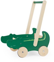 Trixie houten duwkar - loopwagen Mr. Crocodile FSC hout