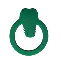 Trixie anneau de dentition caoutchouc naturel bébé Mr. Crocodile vert sûr