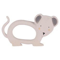 Trixie natuurlijk rubber grijpspeeltje Mrs. Mouse bijtspeelgoed baby