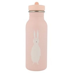 Trixie drinkfles RVS 500ml - Mrs. Rabbit - kindvriendelijke waterfles roze