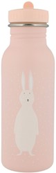 Trixie drinkfles RVS 500ml - Mrs. Rabbit - kindvriendelijke waterfles roze