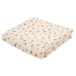 Trixie lange en mousseline 110x110cm Babbling Birds coton bio