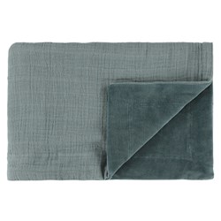 Trixie couverture bébé coton polaire 75x100cm Bliss Petrol bleu