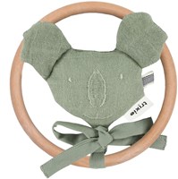 Trixie rammelaar koala - baby speelgoed Bliss Olive geel