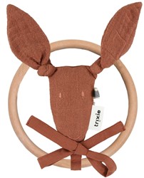 Trixie rammelaar kangaroo - baby speelgoed Bliss Rust knuffel