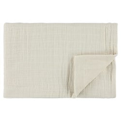 Trixie couverture bébé coton Bliss Beige 75x100cm - textile doux bébé