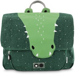 Trixie cartable sac à dos Mr. Crocodile - sac enfant vert imperméable