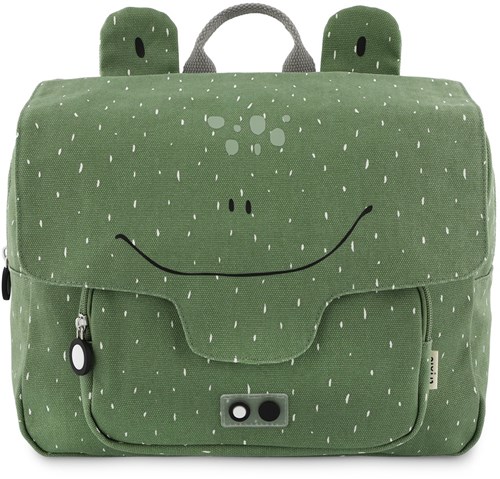 Trixie boekentas schooltas Mr. Frog - waterafstotend - kinderrugzak