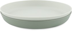 Trixie assiette petit-déjeuner PLA 2-pack - vaisselle enfant durable Olive