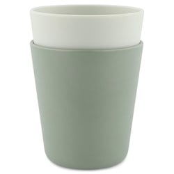 Trixie PLA bekers 2-pack - duurzame kinderdrinkbekers Olive