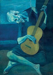 Eurografiek De oude gitarist - Pablo Picasso (1000)
