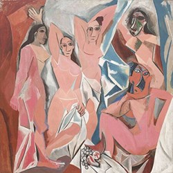 Eurografiek De meisjes van Avignon - Pablo Picasso (500)