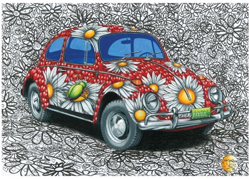 Dino Lackiertes VW Käfer - 500 Teile