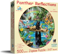 SunsOut puzzle Panther Reflections - 500 pièces-2