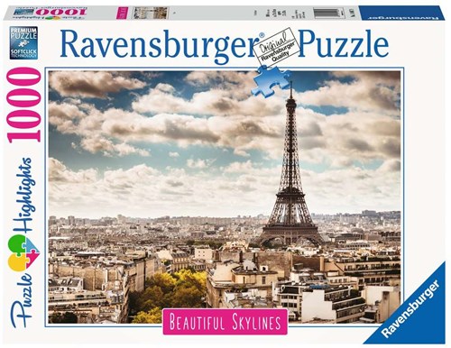 Ravensburger puzzle Paris - puzzle 1000 pièces - Vie urbaine-2