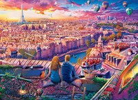 Eurographics Über den Dächern von Paris - 1000 stukjes