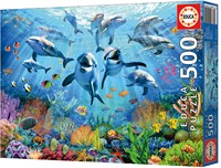 Educa puzzle animaux Party under the sea 500 pièces adultes-2