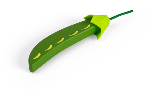 BigJigs speelgoed Peas - houten speelgroente voor kinderen