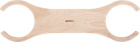 Pedalo jouet d'équilibre en bois Barre d'équilibre empilable multicolore