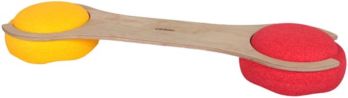Pedalo jouet d'équilibre en bois Barre d'équilibre empilable multicolore-2