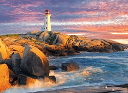 Eurographics puzzel Peggy's Cove Lighthouse, Nova Scotia - 1000 stukjes