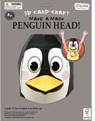 Fiesta Crafts kit créatif masque 3D pingouin en carton pour enfants