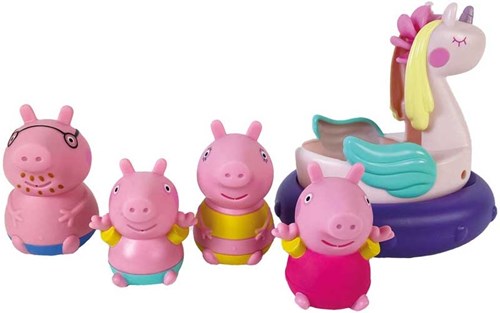 Toomies Peppa Pig badspeelgoed set - kleurrijke badfiguren voor kinderen-2