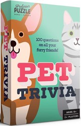 Professor Puzzle dierenquiz kaartspel - huisdieren trivia spel