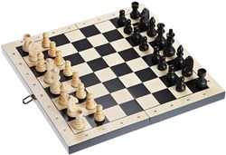 Cassette d'échecs/dames/backgammon Philos Champ 50 mm, hauteur roi 100 mm
