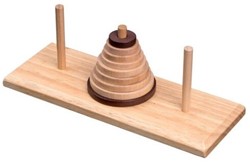Philos Toren van Hanoi (Hevea Hout)