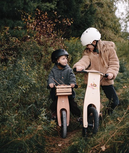 Kinderfeets Casque pour enfants pour le cyclisme / casque de vélo pour enfants - mat Argent sauge verte-3