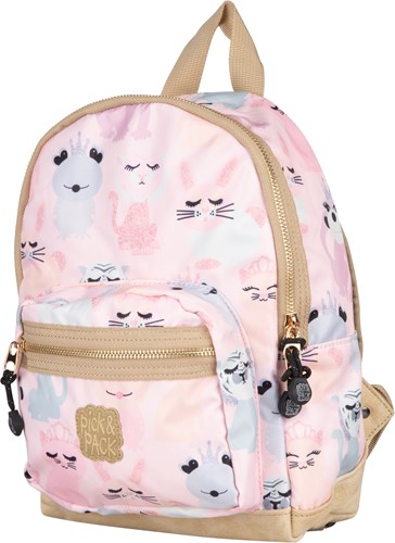 Pick & Pack schattige dieren rugzak S roze voor kinderen-2