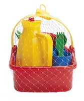 Dantoy picknickset kunststof picknickmand 18-delig voor kinderen-2