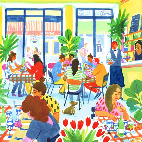 Pieces & Peace puzzel Bistrot - 1000 stukjes legpuzzel volwassenen