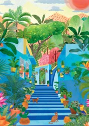 Pieces & Peace puzzel Blaues Paradies - 1000 stukjes legpuzzel