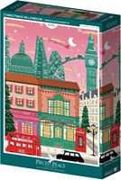 Pieces & Peace puzzel kerst Londen - 1000 stukjes legpuzzel-2